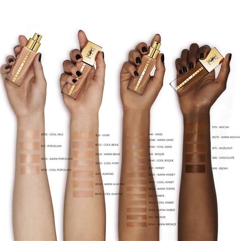 ysl eclat foundation br 10|ysl foundation color chart.